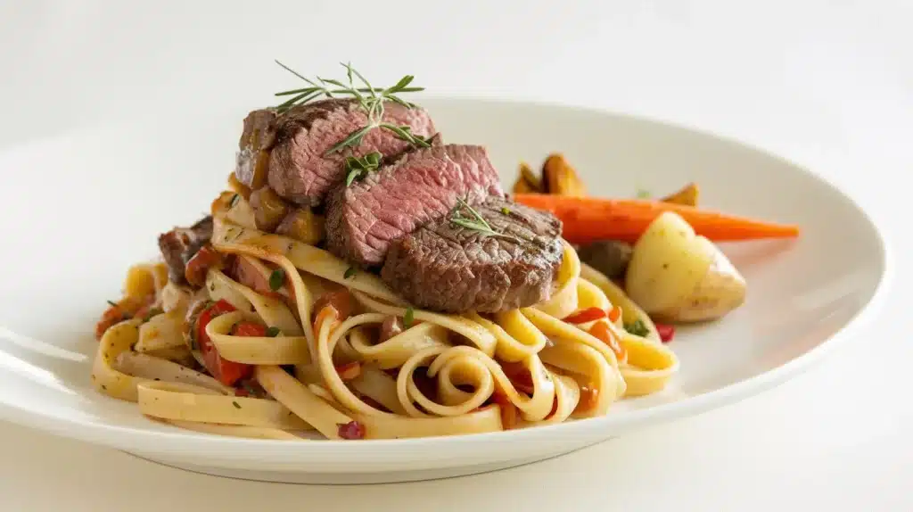 Beef Steak Pasta