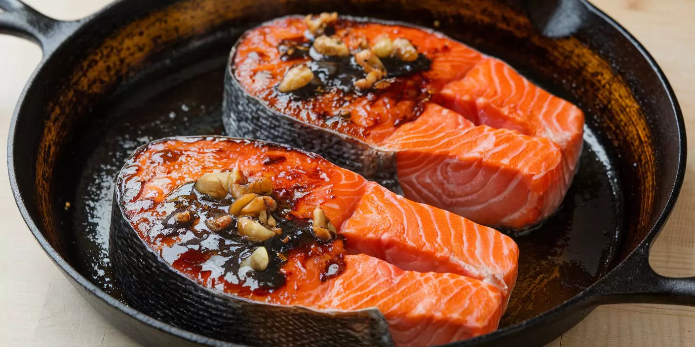 salmon steak recipe