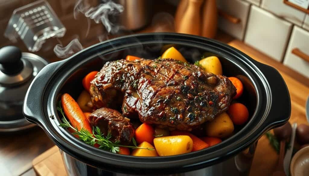 crock pot bucket steak