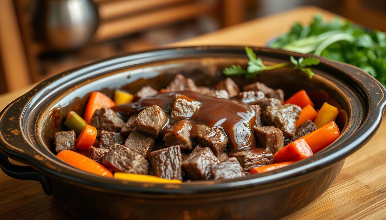 cube steak in crock pot