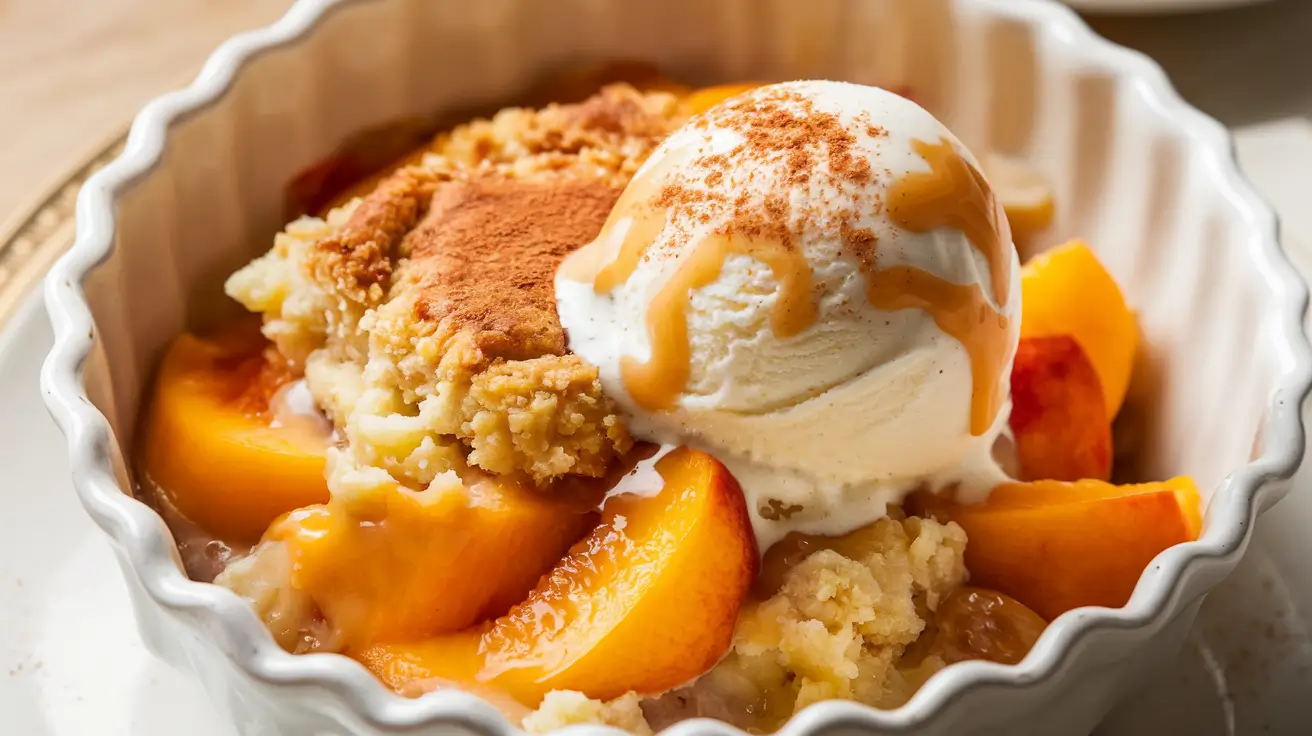 peach cobbler with cake mix