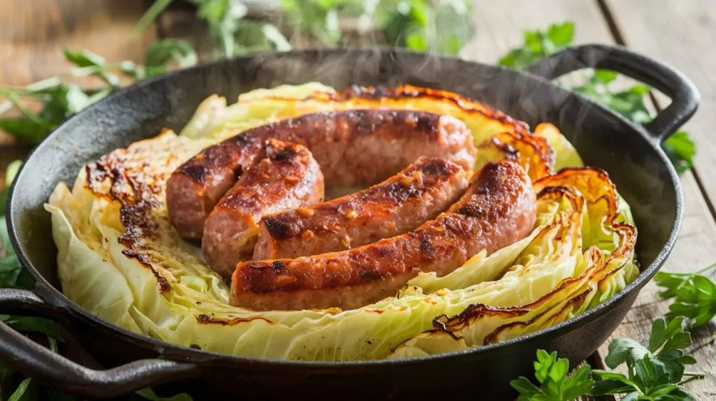 cabbage sausage