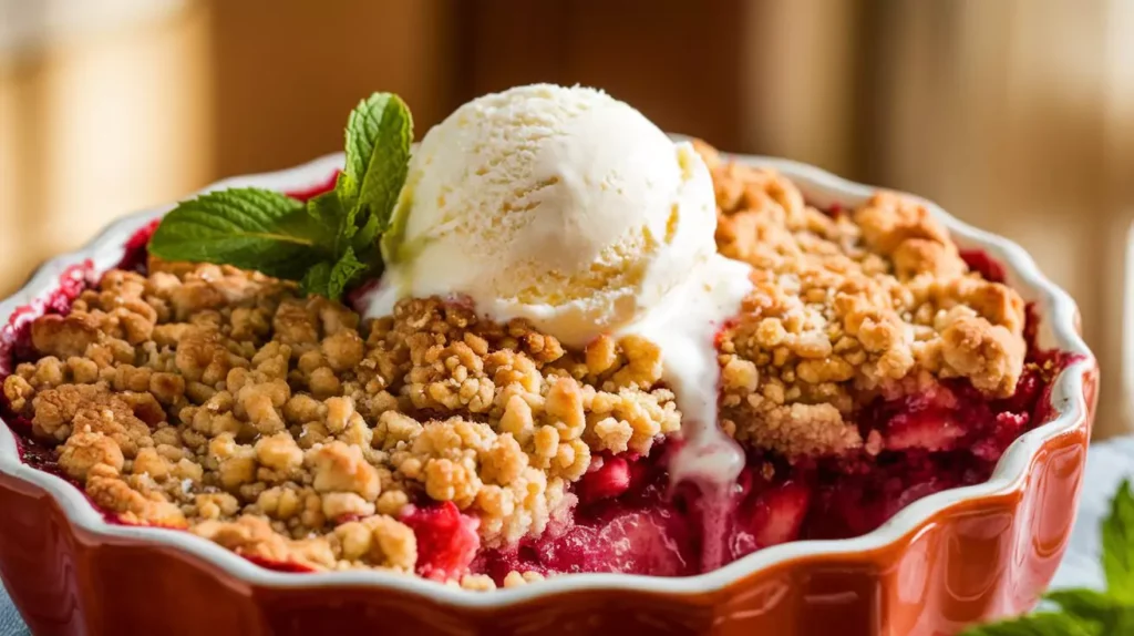 Strawberry Crumble