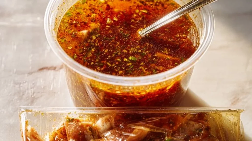 Delicious Mexican chicken marinated with spices and herbs for grilling